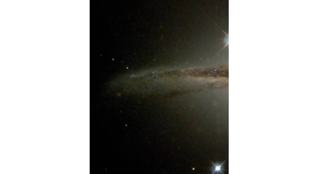 European Space Agency shares images of edge-on galaxy; leaves netizens amazed