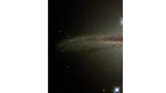 European Space Agency shares images of edge-on galaxy; leaves netizens amazed