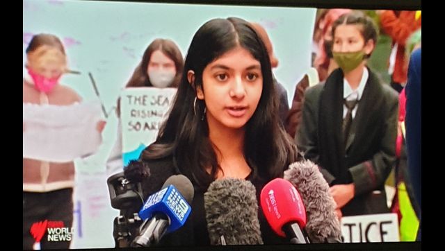 Australian government enters legal fight against Indian-origin teen's climate change case Australian government enters legal fight against Indian-origin teen's climate change case