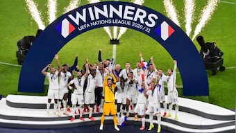 UEFA Nations League: Kylian Mbappe completes France comeback against Spain to win title