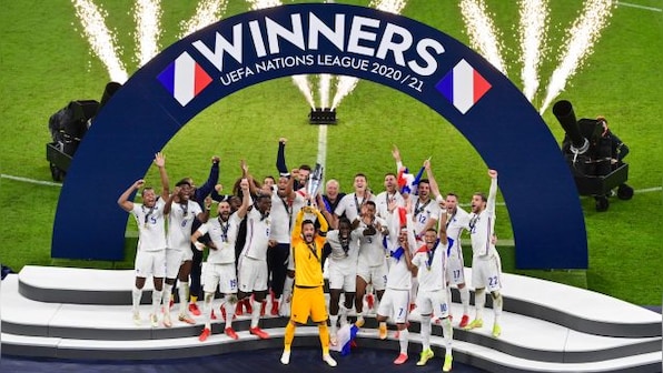 UEFA Nations League: Kylian Mbappe completes France comeback against Spain to win title