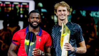 Vienna Open: Alexander Zverev beats Frances Tiafoe in straight sets to claim year's fifth title