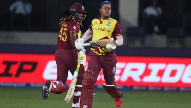 Shimron Hetmyer and Chris Gayle shared an 18-run stand for the third wicket for the West Indies. AP