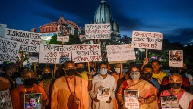 ISKCON Stages Protests At 150 Temples Worldwide Against Bangladesh Violence