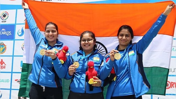 ISSF Junior World Championships: Manu Bhaker, Naamya Kapoor and Rhythm win 25m Pistol team gold