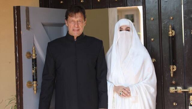 File image of Imran Khan with his wife Bushra. Twitter
