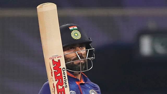 Virat Kohli brought smiles to the Indian camp as well as the fans watching the contest, with a fifty. Kohli was dismissed by Shaheen in the 19th over for 57 runs. AP 