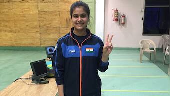Manu Bhaker and Javad Foroughi win air pistol mixed team gold in President's Cup