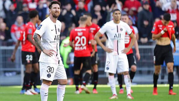 Ligue 1: PSG slump to 1st defeat of season at Rennes as Messi, Neymar and Mbappe fire blanks