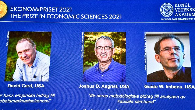 Nobel Prize in Economics 2021: David Card, Joshua Angrist and Guido Imbens win for work on 'natural experiments' Nobel Prize in Economics 2021: David Card, Joshua Angrist and Guido Imbens win for work on 'natural experiments'