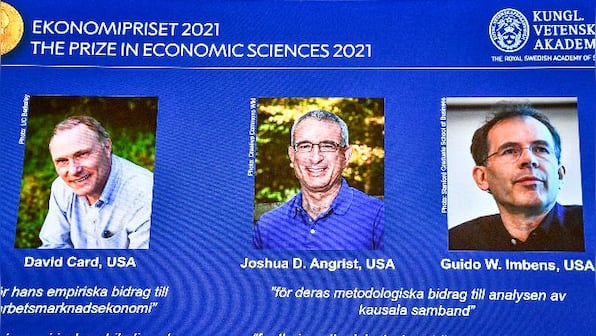 Nobel Prize in Economics 2021: David Card, Joshua Angrist and Guido Imbens win for work on 'natural experiments'