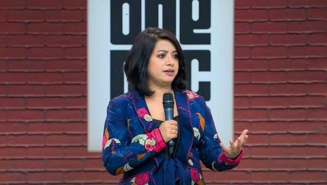 Faye D’Souza in a still from One Mic Stand trailer
