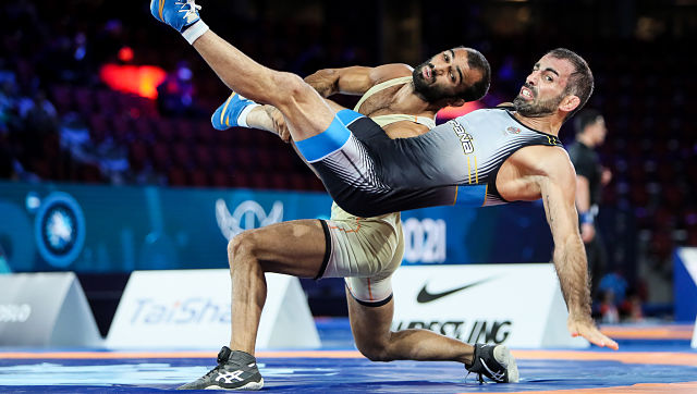 World Wrestling Championship: Ravinder Dahiya outplayed in bronze playoff; others bite dust in pre-quarters World Wrestling Championship: Ravinder Dahiya outplayed in bronze playoff; others bite dust in pre-quarters