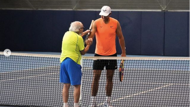 Love all: Social media gushes over video of Rafael Nadal playing point with 97-year-old opponent Love all: Social media gushes over video of Rafael Nadal playing point with 97-year-old opponent
