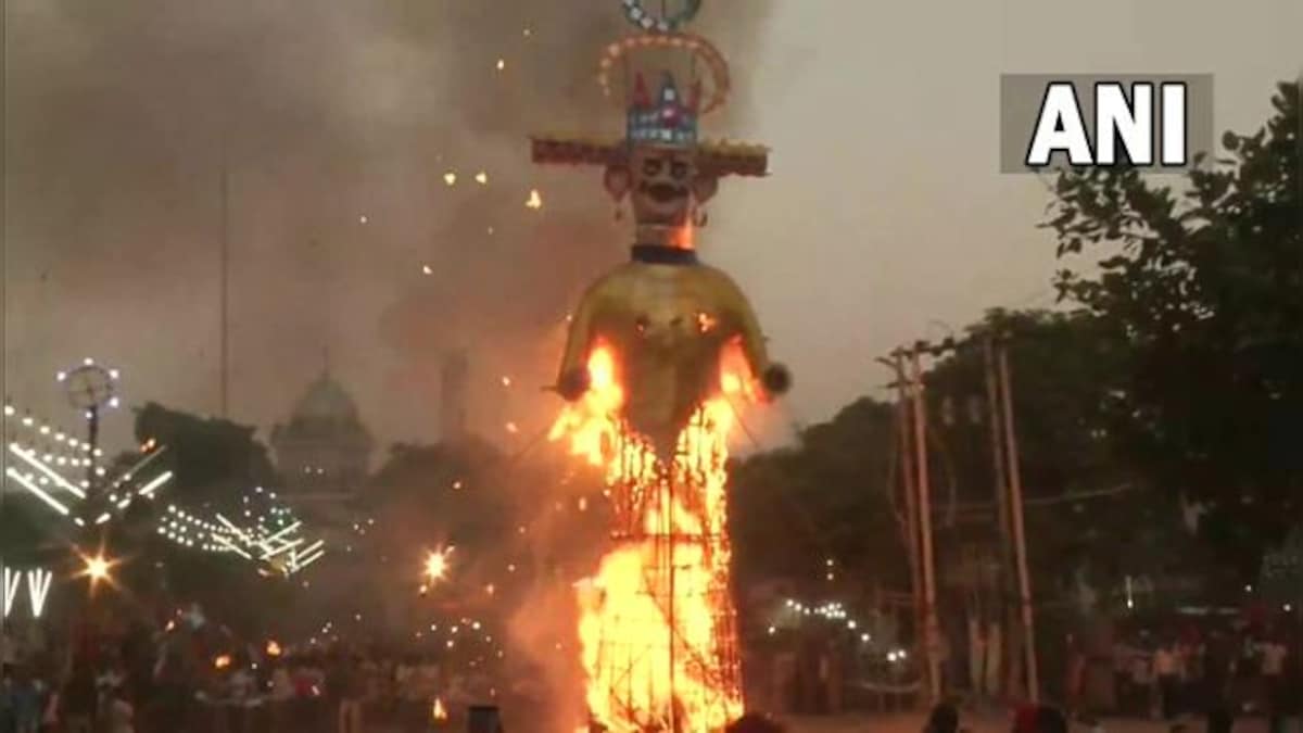 Chhattisgarh: Civic employee suspended as 10 heads of Ravana's effigy remains unburnt on Dussehra