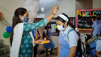 Anxiety and excitement grip students, teachers as schools reopen for offline classes across India