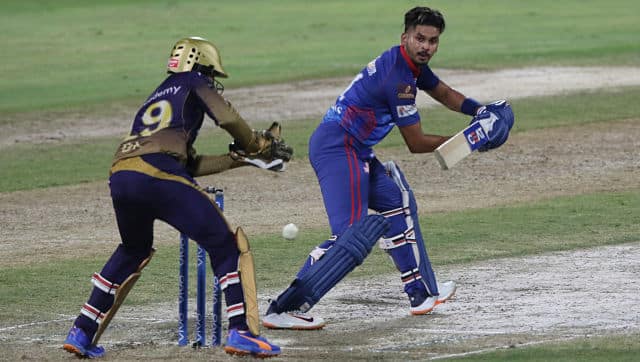 Shreyas Iyer remained unbeaten on 30 to guide Delhi Capitals to 135/5 the side were put in to bat by Kolkata Knight Riders. Sportzpics