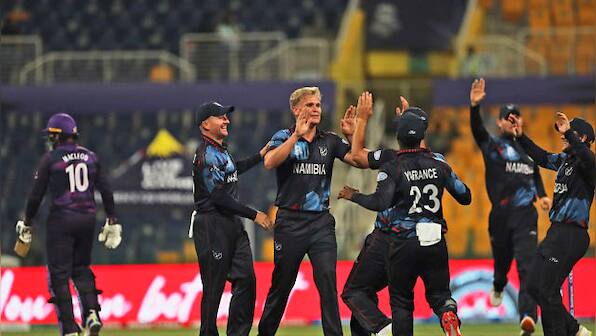 T20 World Cup 2021 Photos: Namibia make it 3 wins in 3 as they battle past Scotland in their Super 12 opener