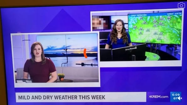Police investigate local US news channel for accidentally airing 13 seconds of porn in weather report