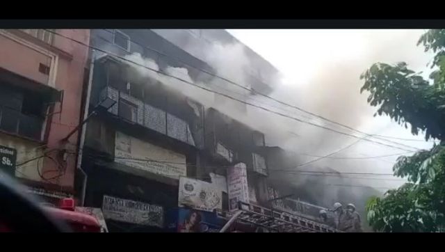 Kolkata: 29 hours on, firefighters struggle to put out blaze in Colootala building Kolkata: 29 hours on, firefighters struggle to put out blaze in Colootala building