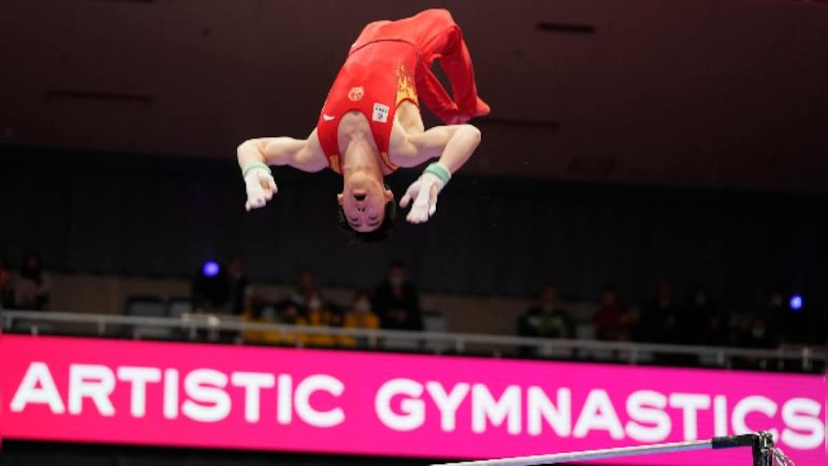 Gymnastics World Championships: China's Zhang Boheng wins gold in men's all-around