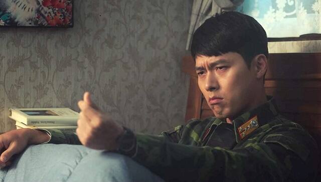 Hyun Bin in a still from Crash Landing On You