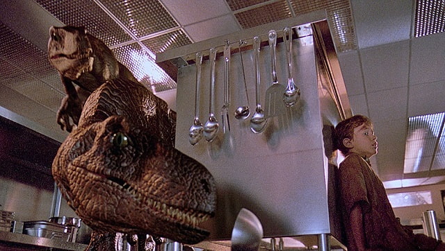 Jurassic Park, and the diabolically sumptuous pleasure of watching dinosaurs enjoy a human feast Jurassic Park, and the diabolically sumptuous pleasure of watching dinosaurs enjoy a human feast