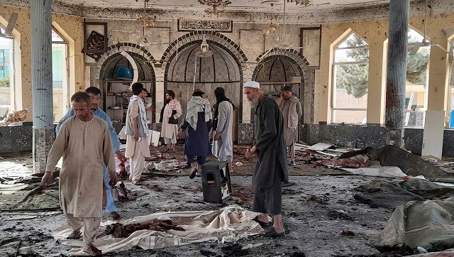 Afghan mosque attack: IS claims responsibility for suicide bombing in Kunduz; at least 55 dead Afghan mosque attack: IS claims responsibility for suicide bombing in Kunduz; at least 55 dead