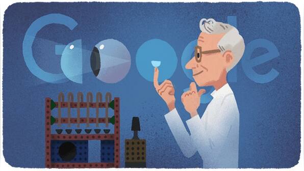 Google Doodle pays shining tribute to Otto Wichterle, the inventor of modern soft contact lens