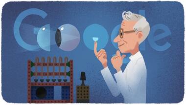Google Doodle pays shining tribute to Otto Wichterle, the inventor of modern soft contact lens