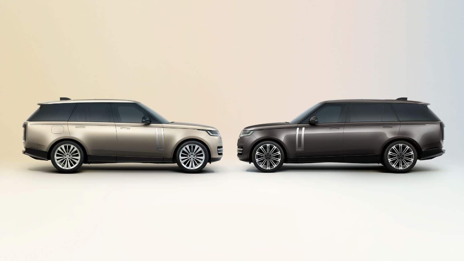 LWB model (on the right) is 200 mm longer than the SWB model. Image: Land Rover