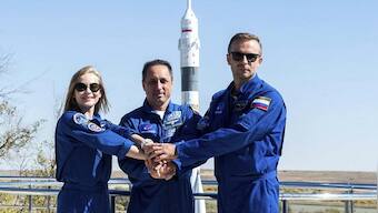 Russian film crew prepares for launch to ISS, strives to make first film in space
