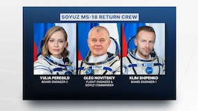 Russian actress, director return to Earth after filming first movie for 12 days aboard space station