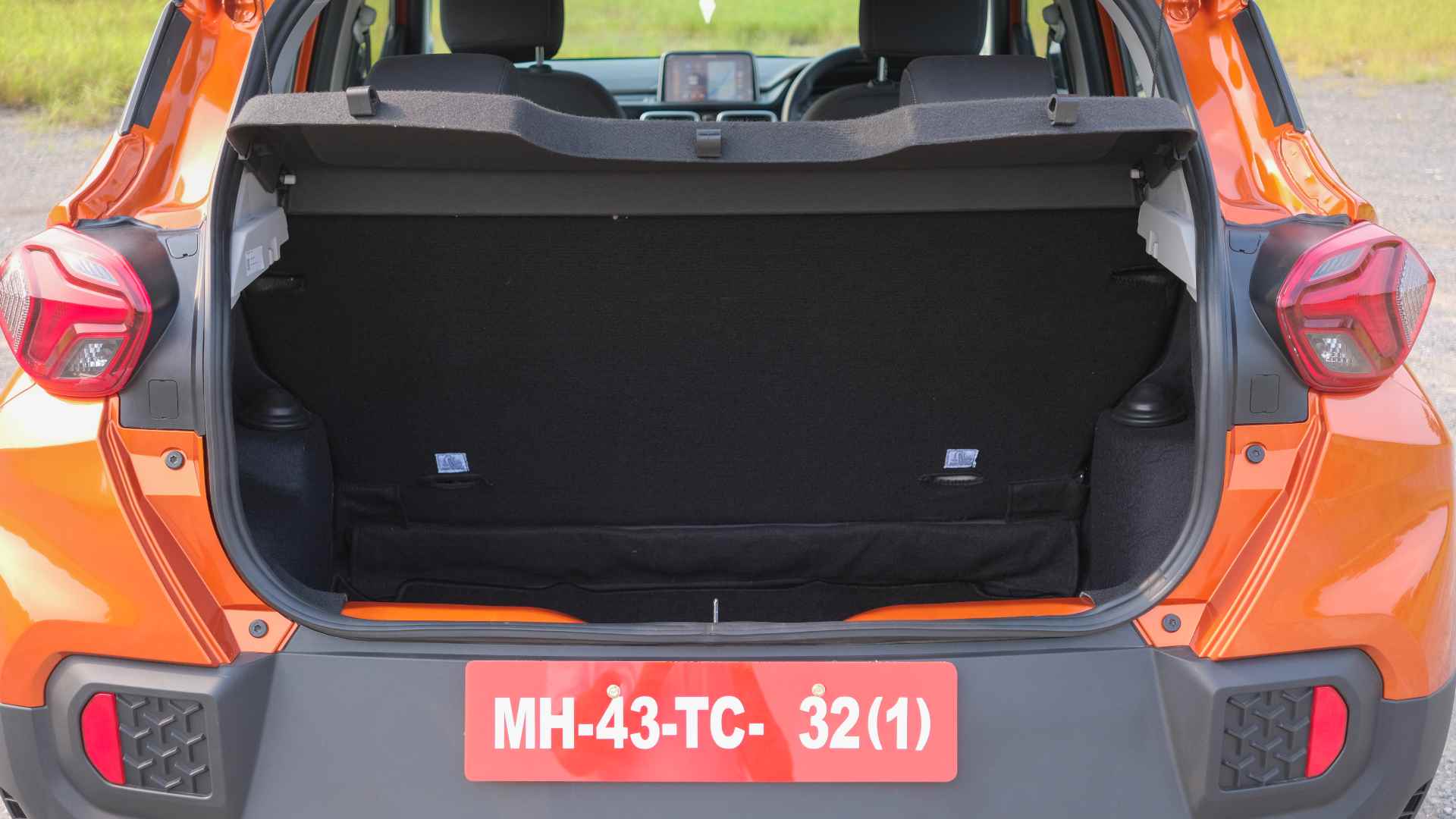 Three bags will easily fit into the 366-litre boot of the Punch, but the high lip will necessitate heaving them over. Image: Tech2/Tushar Burman