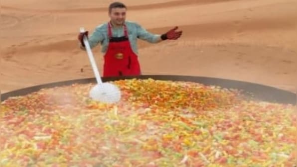 Video of Turkish chef cooking fryums in Dubai desert goes viral, watch here
