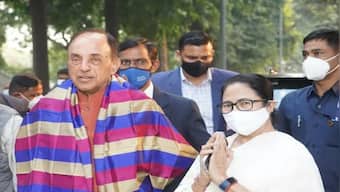'Already with her': BJP's Subramanian Swamy meets West Bengal chief minister Mamata Banerjee