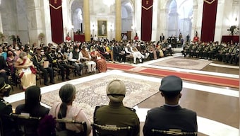 Defence Investiture Ceremony: President Ram Nath Kovind confers Gallantry Awards on war heroes