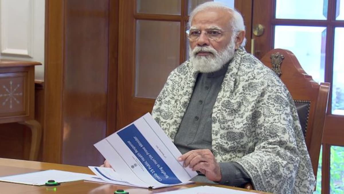 Narendra Modi chairs high-level meet on COVID-19 situation amid concerns  over new strain Omicron