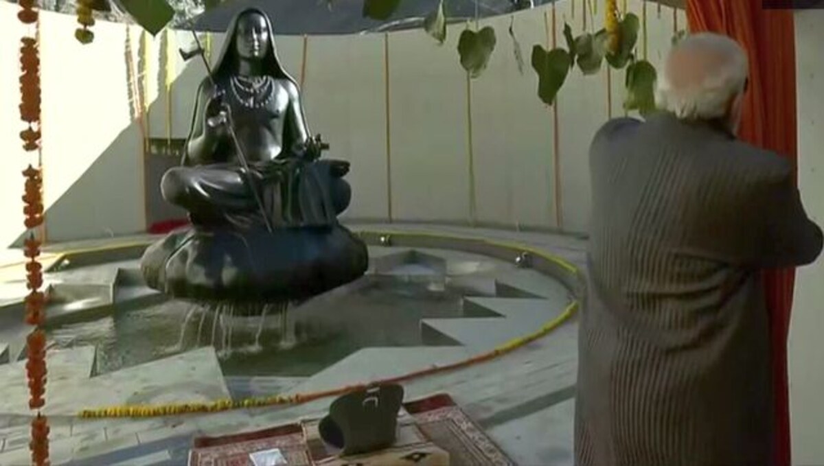 Narendra Modi unveils Adi Shankaracharya statue in Kedarnath: 12-foot-tall  sculpture honours great philosopher and theologian