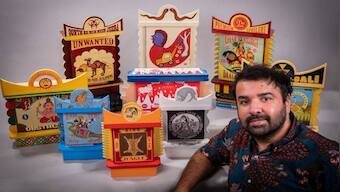 From ceramic cows to Kaavad-inspired art, these designers are keeping Indian traditions alive at the Indian Ocean Craft Triennial