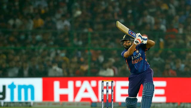 Rohit Sharma might have missed out on a half-century, but his knock of 48 provided India their route to victory. Sportzpics