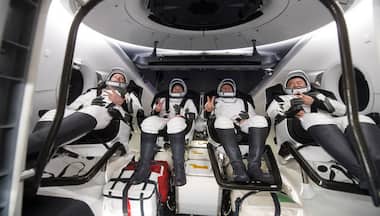 'Welcome home': SpaceX returns four astronauts to Earth, ending 200-day space mission