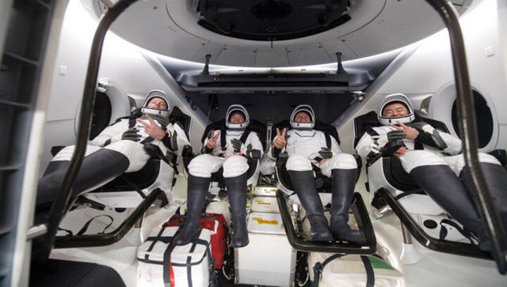 'Welcome home': SpaceX returns four astronauts to Earth, ending 200-day space mission