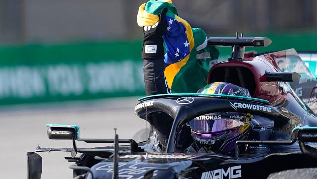 Brazilian GP: Lewis Hamilton pips Max Verstappen to finish line despite starting 10th Brazilian GP: Lewis Hamilton pips Max Verstappen to finish line despite starting 10th