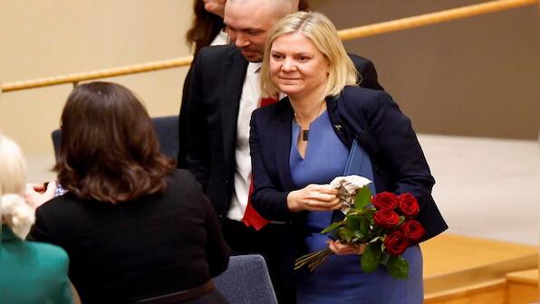 Sweden's parliament approves Magdalena Andersson as the country's first female prime minister