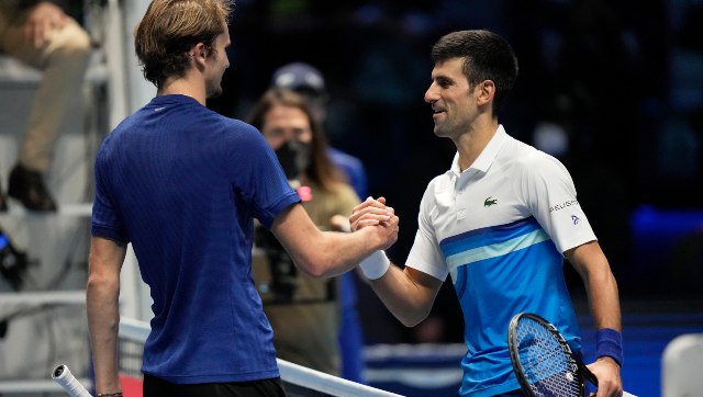 ATP Finals 2021: Alexander Zverev downs Novak Djokovic, sets up Daniil Medvedev final in Turin ATP Finals 2021: Alexander Zverev downs Novak Djokovic, sets up Daniil Medvedev final in Turin