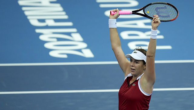 Billie Jean King Cup: Anastasia Pavlyuchenkova leads Russia to semi-finals as holders France knocked out Billie Jean King Cup: Anastasia Pavlyuchenkova leads Russia to semi-finals as holders France knocked out