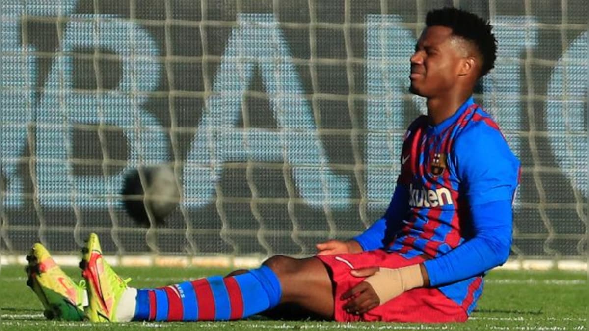 Barcelona's Ansu Fati pulls out of Spain squad after another injury setback