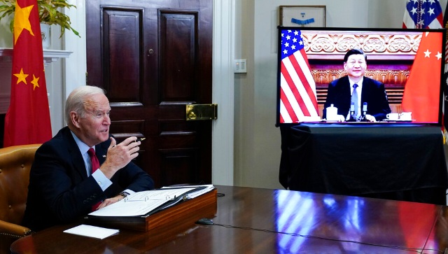 Joe Biden and Xi Jinping meet virtually amid mounting tensions in US-China ties Joe Biden and Xi Jinping meet virtually amid mounting tensions in US-China ties