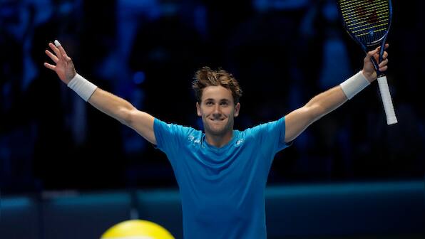 ATP Finals 2021: Casper Ruud beats Andrey Rublev, sets up semi-final meeting with Daniil Medvedev